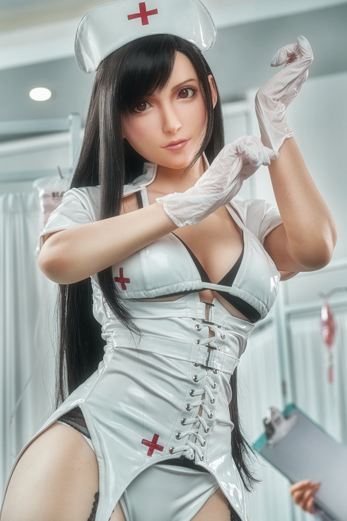 US In stock Tifa 167cm D Cup Silicone Doll with Defects #U-DEF-GL-020