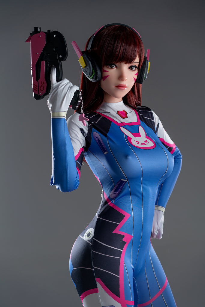 US In stock D.Va 167cm D Cup Silicone Doll #U-IV-GL-006