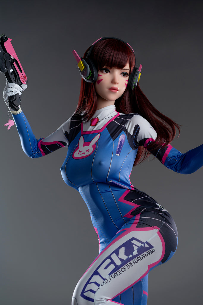 US In stock D.Va 167cm D Cup Silicone Doll #U-IV-GL-006