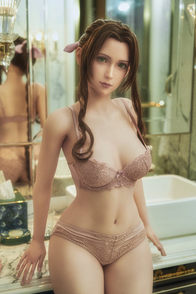 US In stock Aerith 167cm D Cup Silicone Doll with Low Impact Area Damage #05G168-16